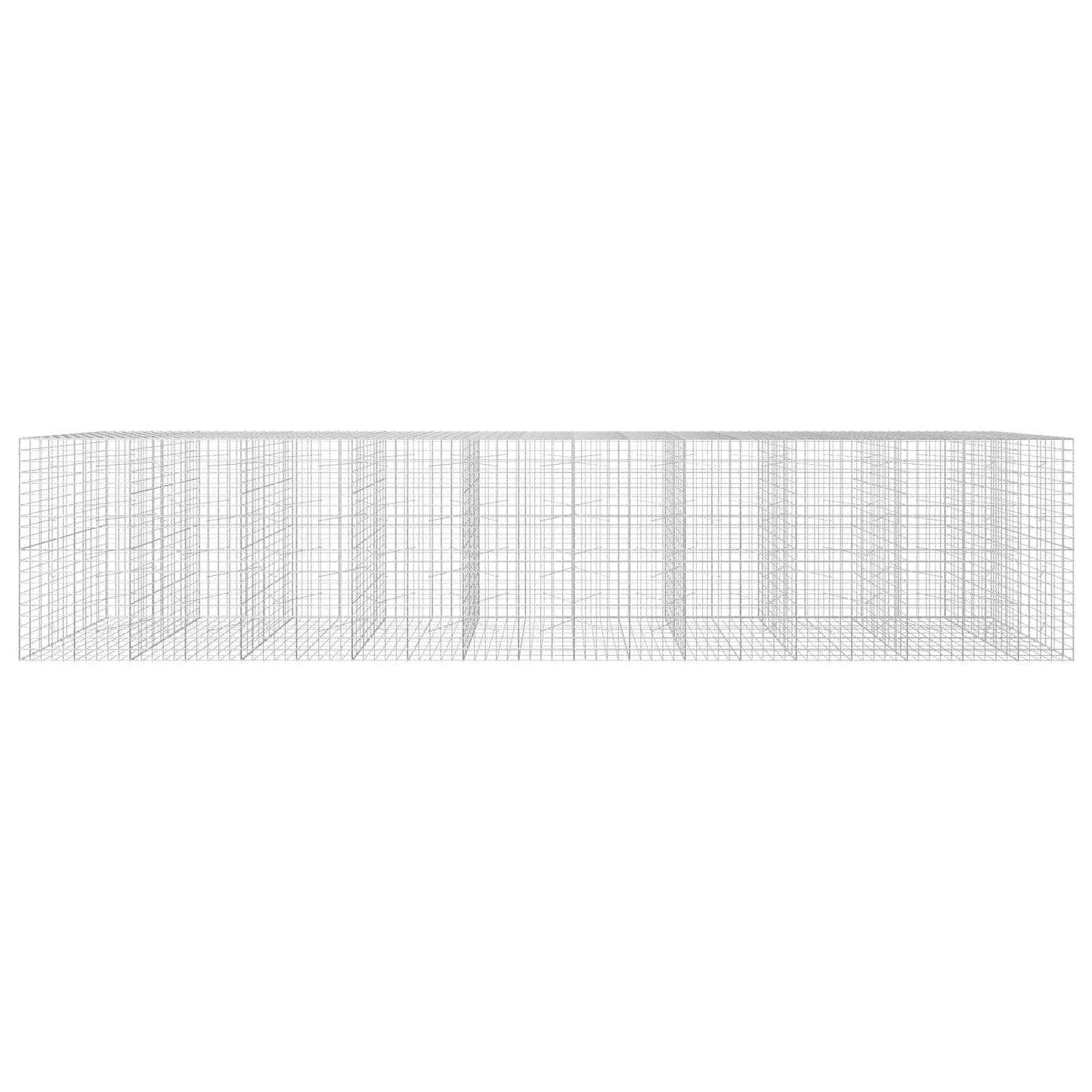 vidaXL Γκαμπιόν με σύρμα 5 mm και πλέγμα 10x10 cm 950x100x200 εκ