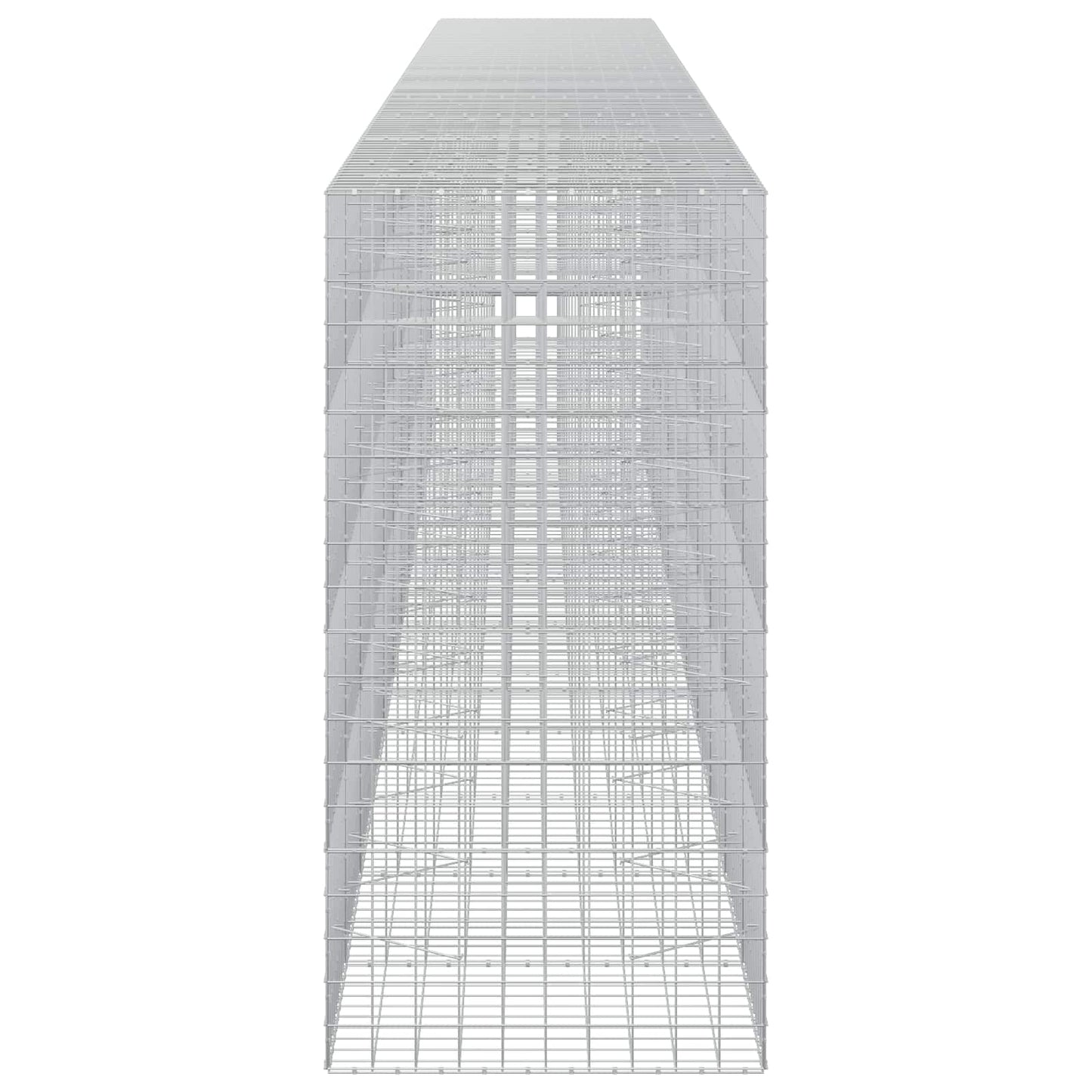 vidaXL Γκαμπιόν με σύρμα 5 mm και πλέγμα 10x10 cm 1100x100x200 εκ