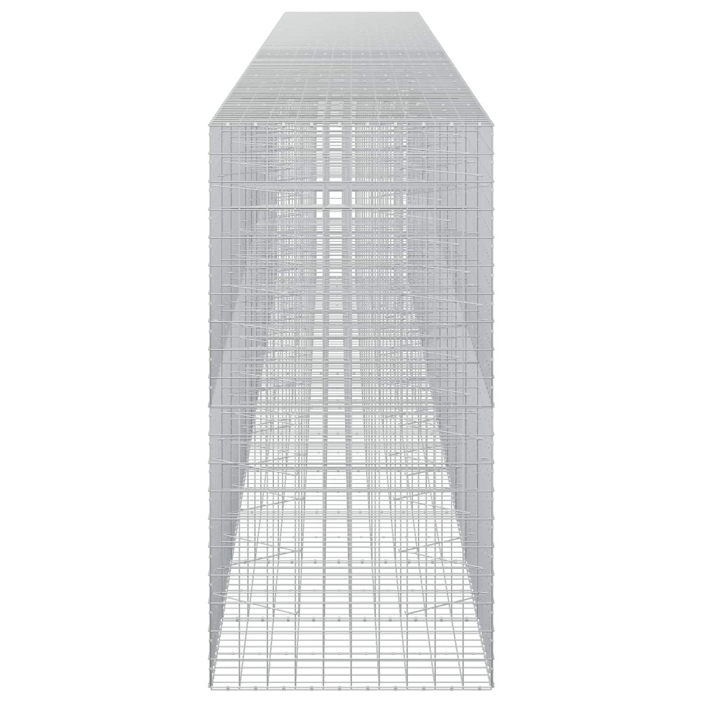 vidaXL Γκαμπιόν με σύρμα 5 mm και πλέγμα 10x10 cm 1150x100x200 εκ