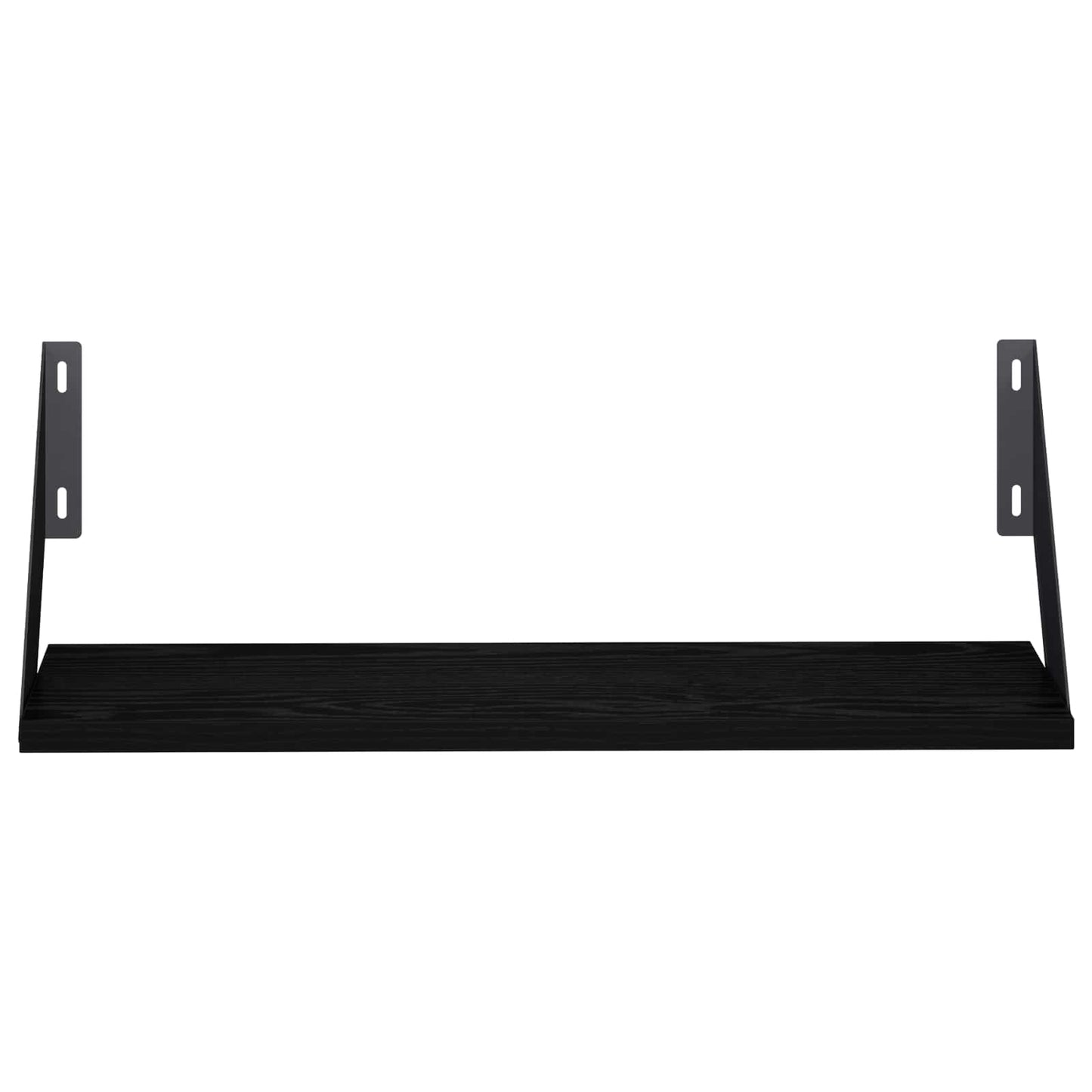 vidaXL Ράφια Τοίχου 4 τμχ. Μαύρη Δρυς 50 x 20 x 17 cm