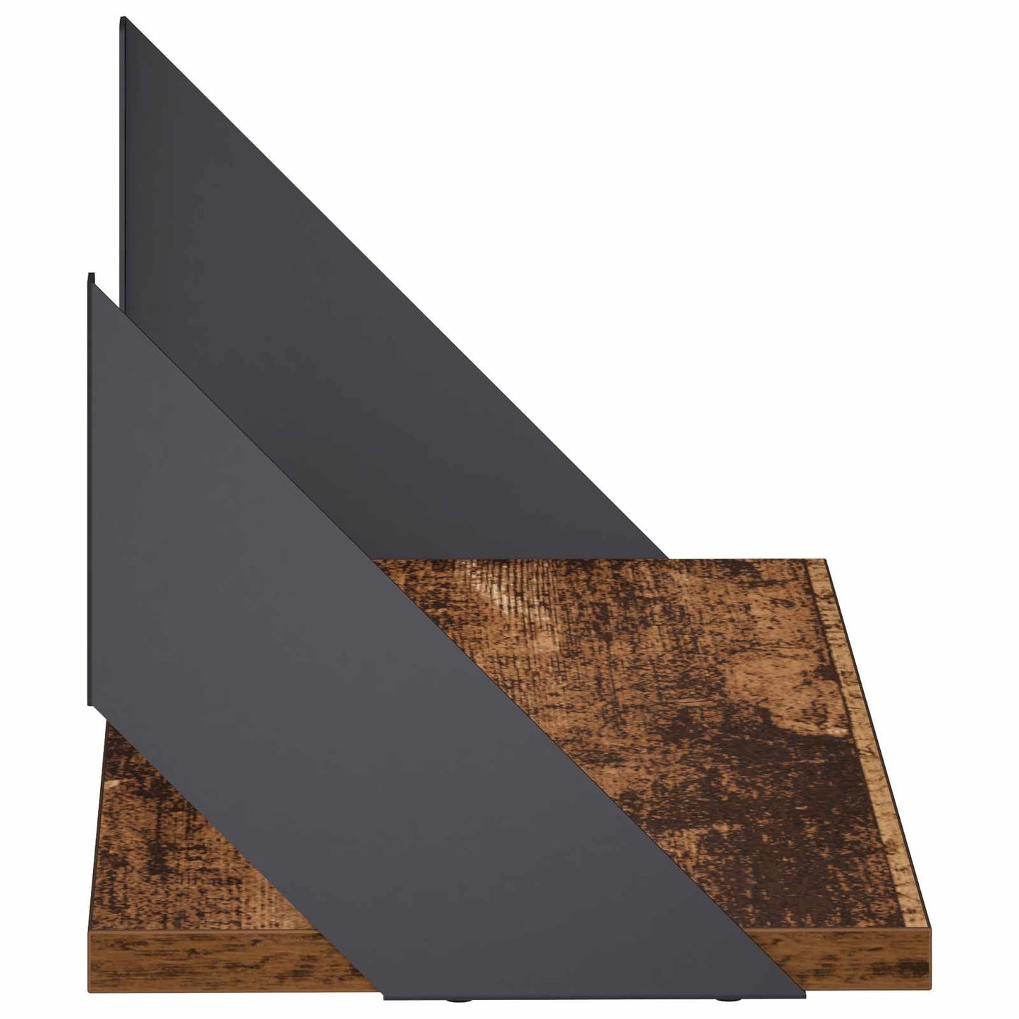 vidaXL Ράφια Τοίχου 4 τμχ. Παλαιωμένο ξύλο 50 x 20 x 17 cm