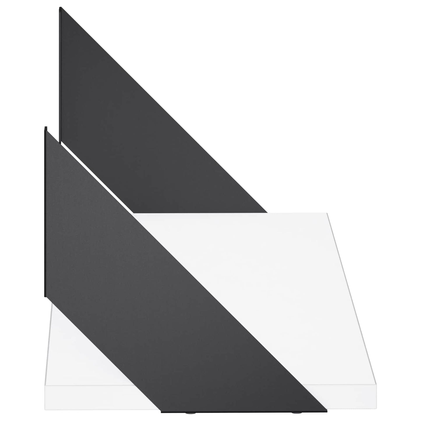 vidaXL Ράφια Τοίχου 2 τμχ. Λευκό 60 x 20 x 17 cm