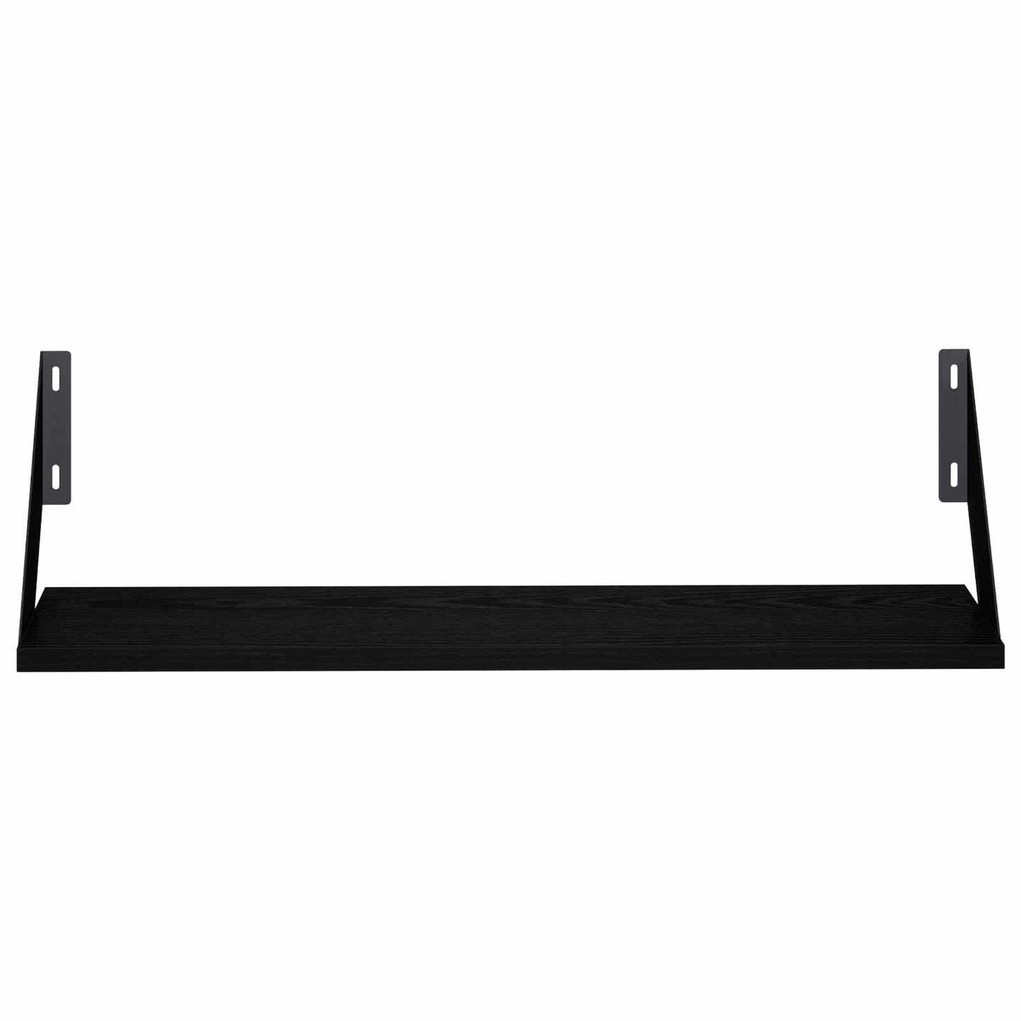 vidaXL Ράφια Τοίχου 4 τμχ. Μαύρη Δρυς 60 x 20 x 17 cm