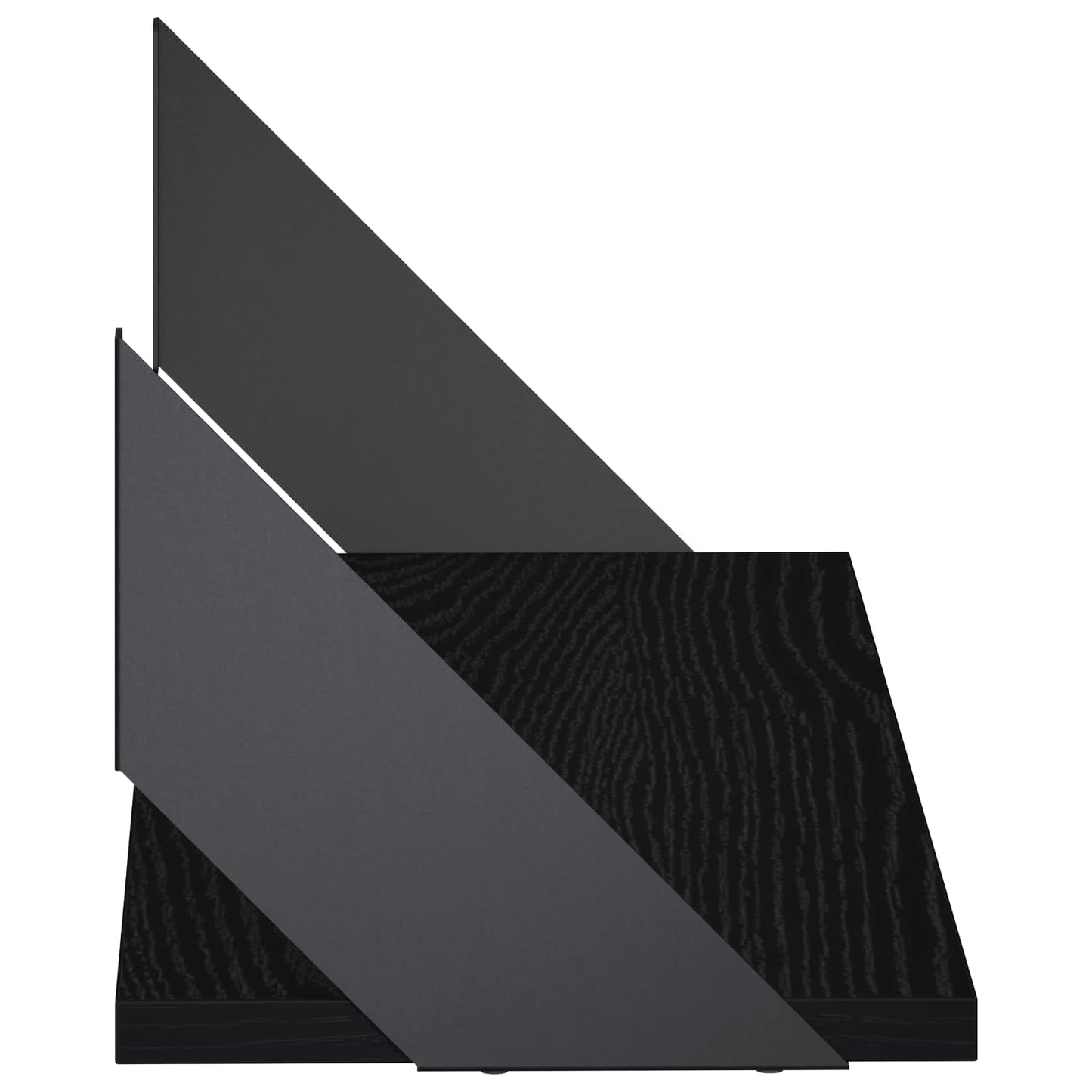 vidaXL Ράφια Τοίχου 4 τμχ. Μαύρη Δρυς 60 x 20 x 17 cm