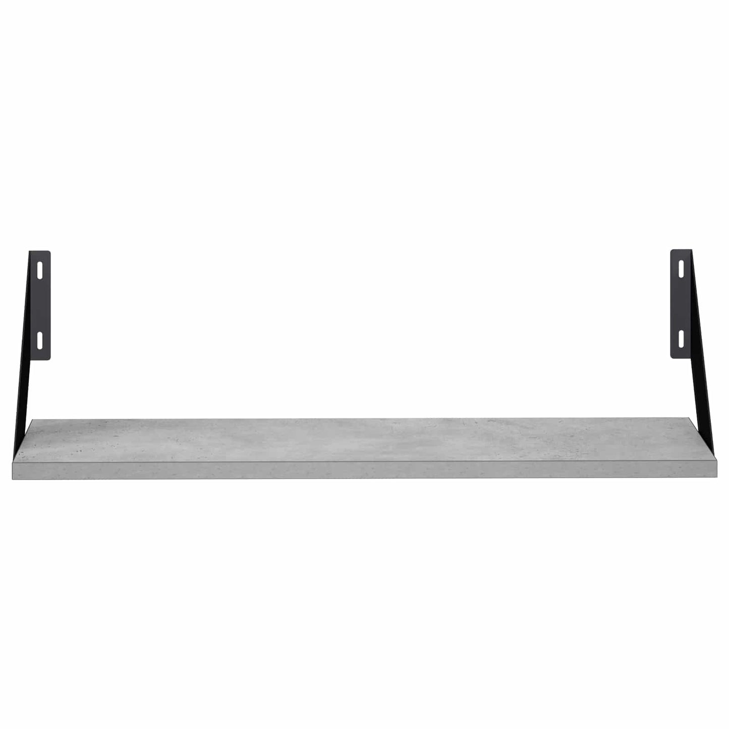 vidaXL Ράφια Τοίχου 2 τμχ. Γκρι Σκυροδέματος 60 x 20 x 17 cm