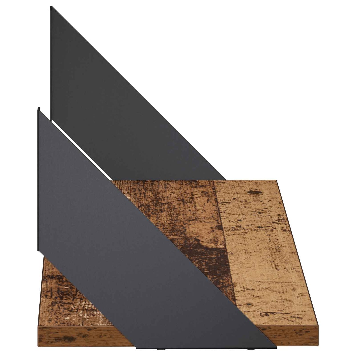 vidaXL Ράφια Τοίχου 4 τμχ. Παλαιωμένο ξύλο 60 x 20 x 17 cm
