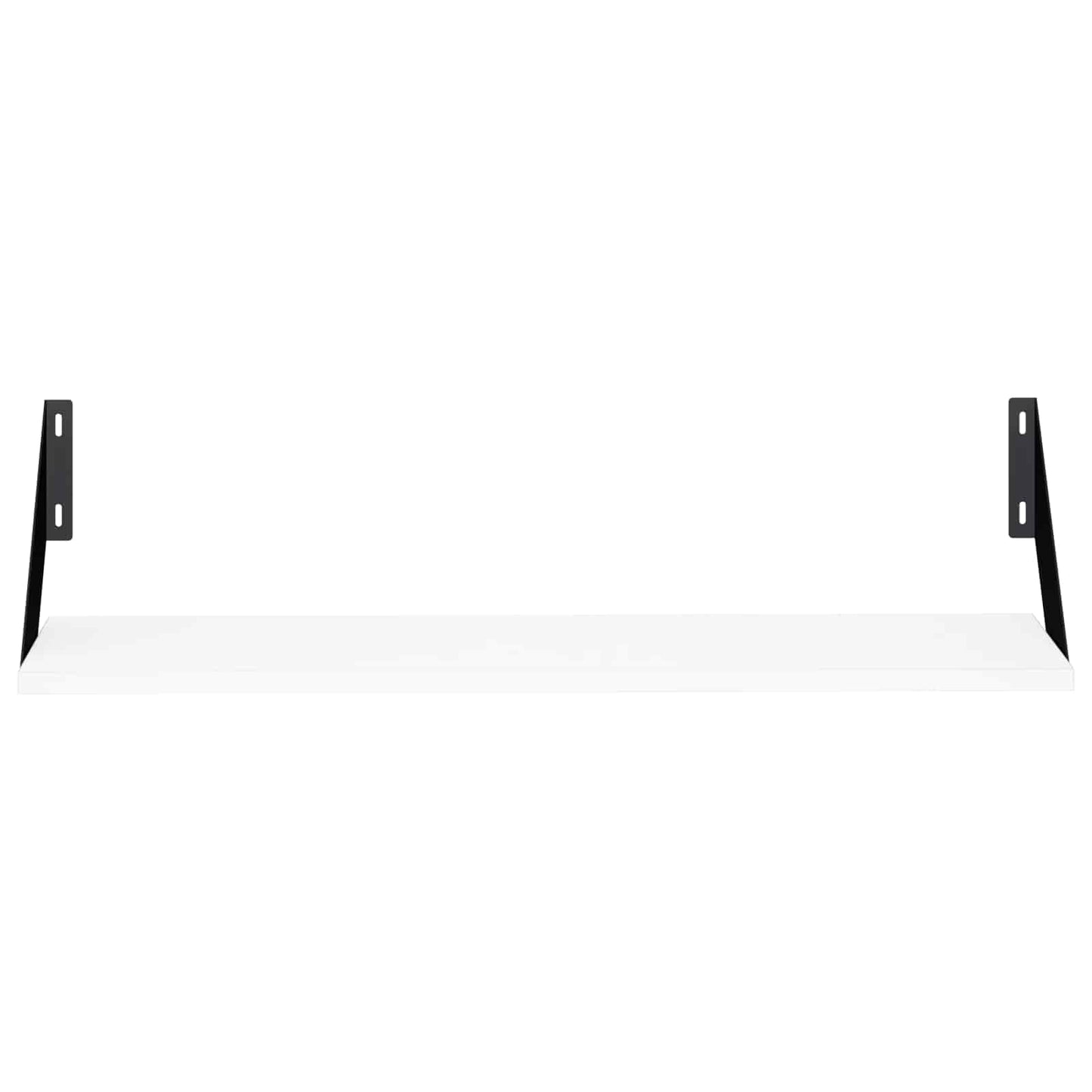 vidaXL Ράφια Τοίχου 2 τμχ. Λευκό 70 x 20 x 17 cm