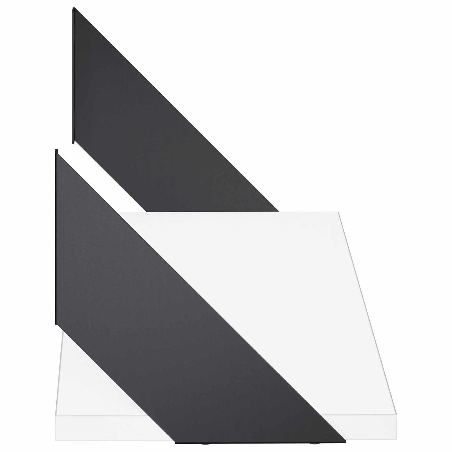 vidaXL Ράφια Τοίχου 2 τμχ. Λευκό 70 x 20 x 17 cm