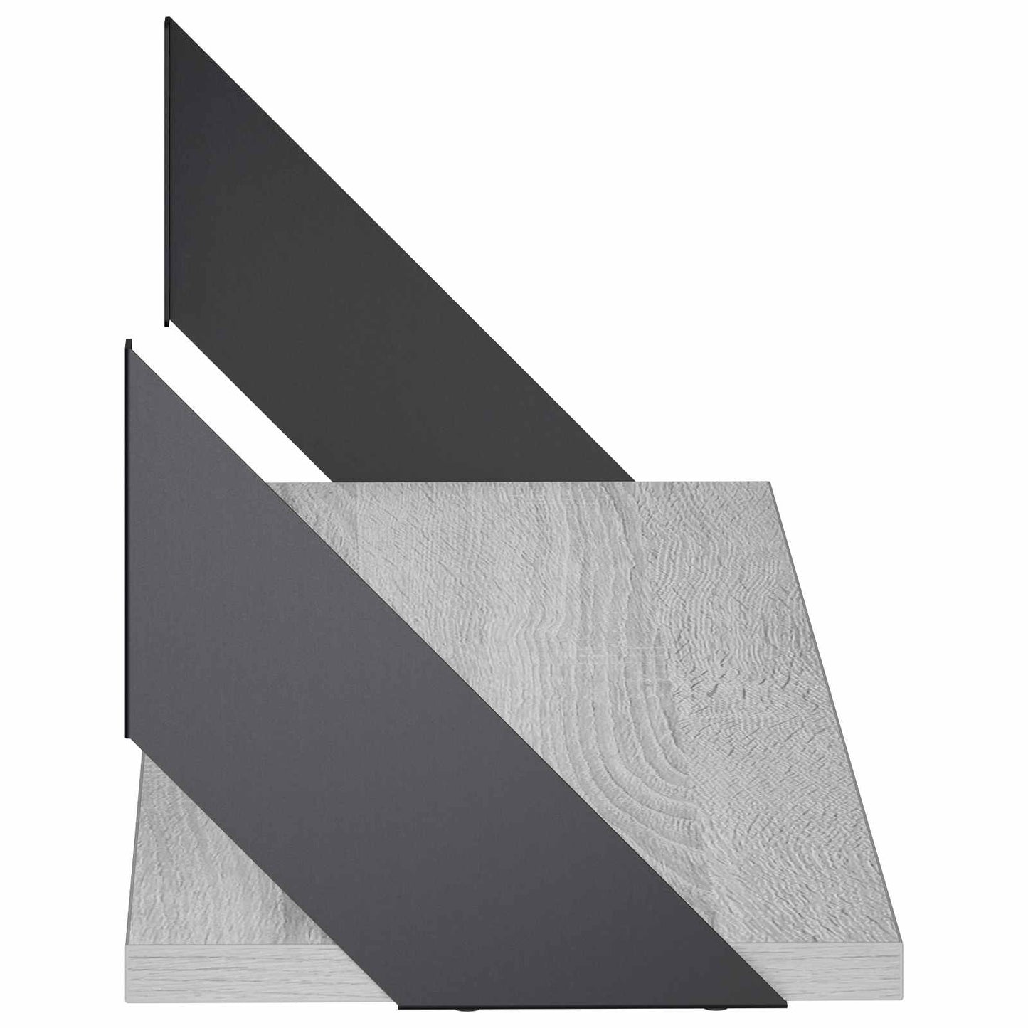 vidaXL Ράφια Τοίχου 2 τμχ. Γκρι Sonoma 70 x 20 x 17 cm