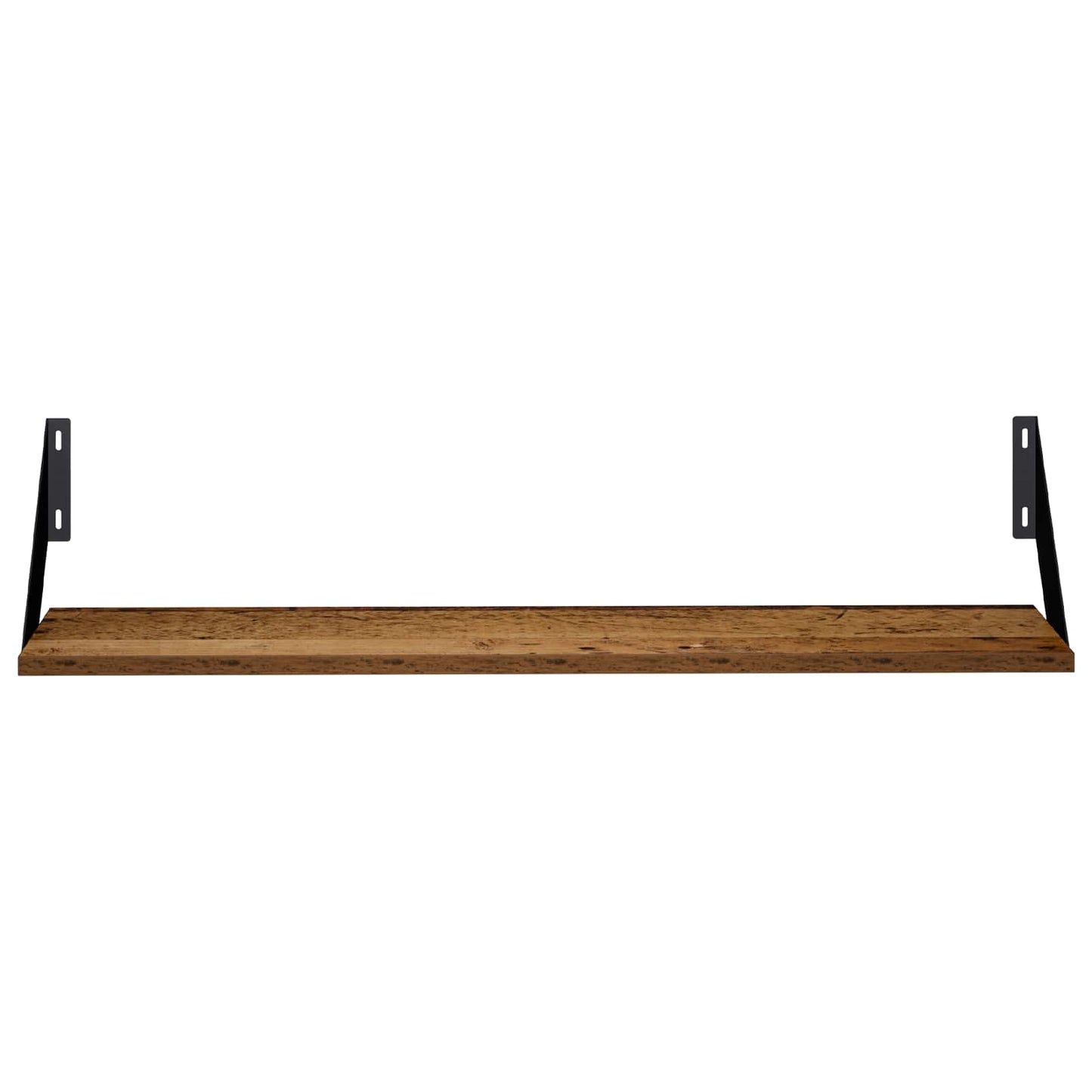 vidaXL Ράφια Τοίχου 2 τμχ. Παλαιωμένο ξύλο 80 x 20 x 17 cm