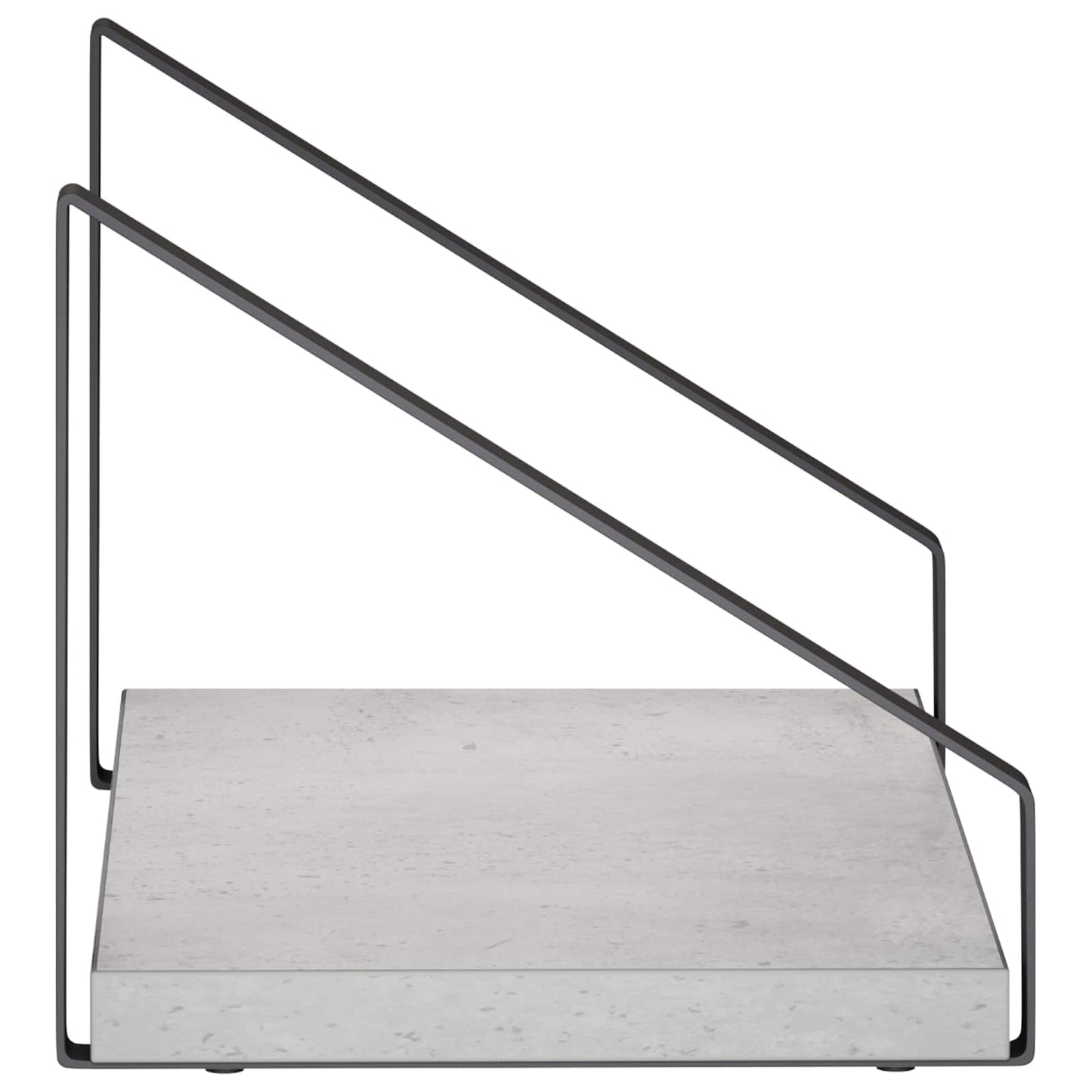 vidaXL Ράφια Τοίχου 4 τμχ. Γκρι Σκυροδέματος 30 x 16 x 15,5 cm