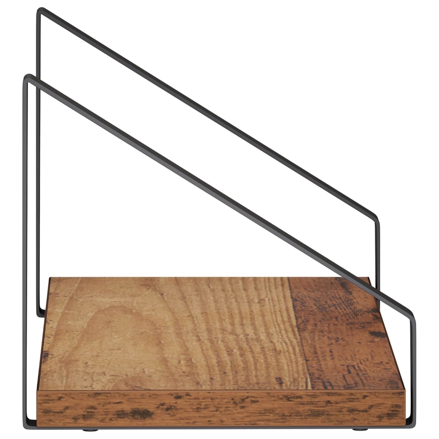 vidaXL Ράφια Τοίχου 4 τμχ. Παλαιωμένο ξύλο 30 x 16 x 15,5 cm