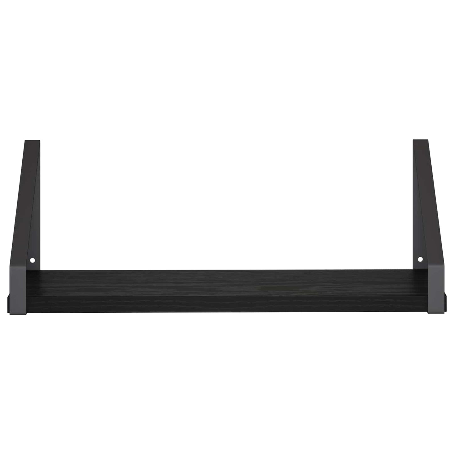 vidaXL Ράφια Τοίχου 2 τμχ. Μαύρη Δρυς 40 x 16 x 15,5 cm