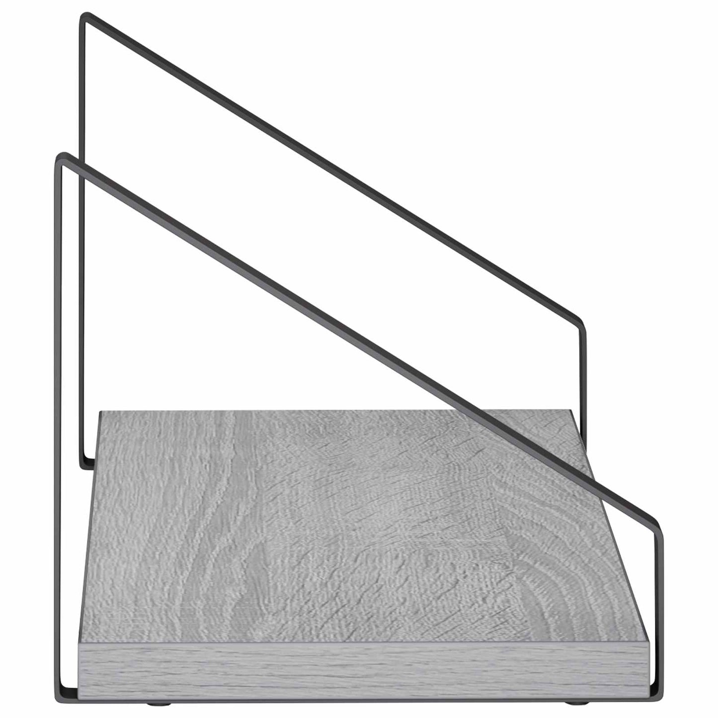 vidaXL Ράφια Τοίχου 2 τμχ. Γκρι Sonoma 40 x 16 x 15,5 cm