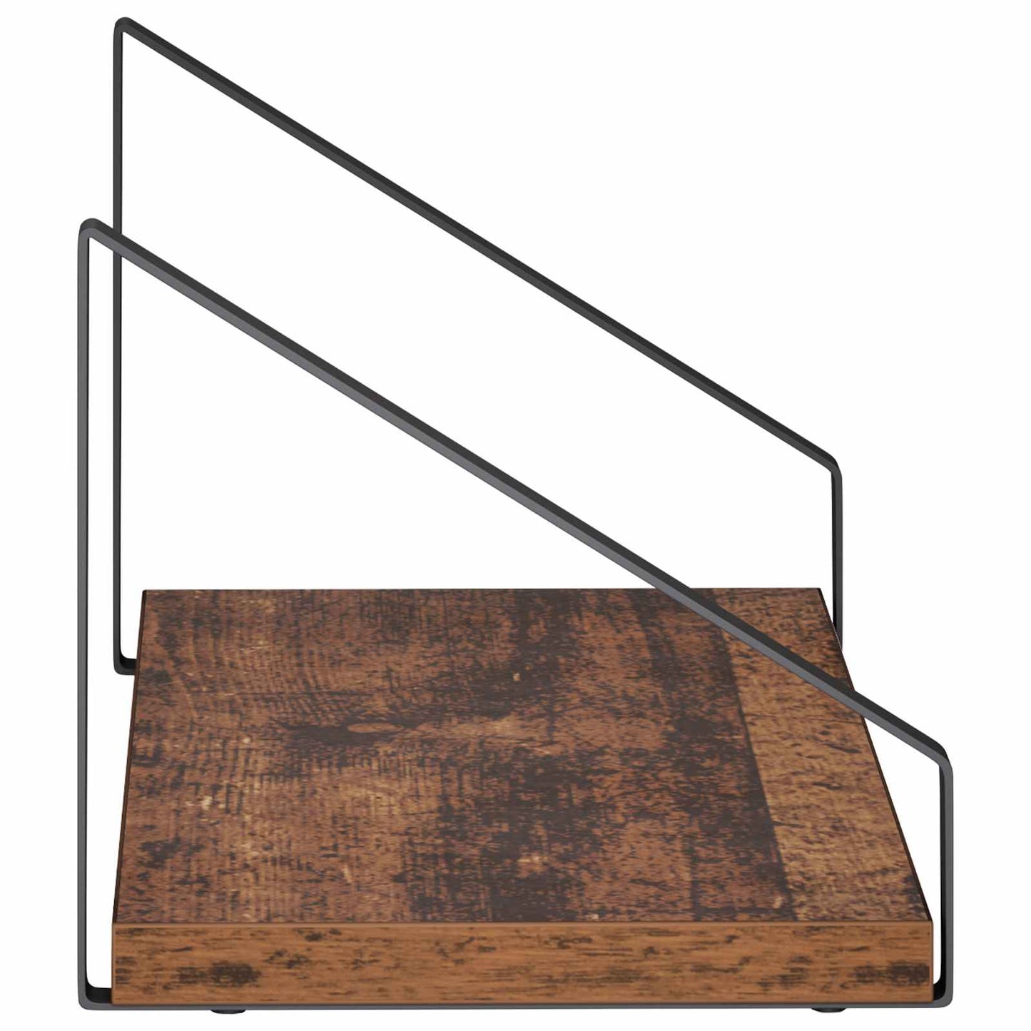 vidaXL Ράφια Τοίχου 2 τμχ. Παλαιωμένο ξύλο 40 x 16 x 15,5 cm