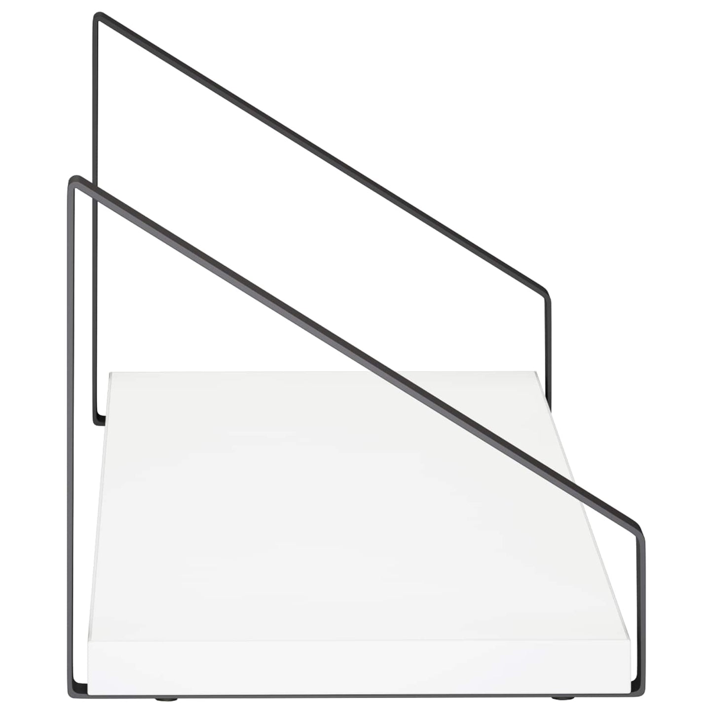 vidaXL Ράφια Τοίχου 4 τμχ. Λευκό 50 x 16 x 15,5 cm