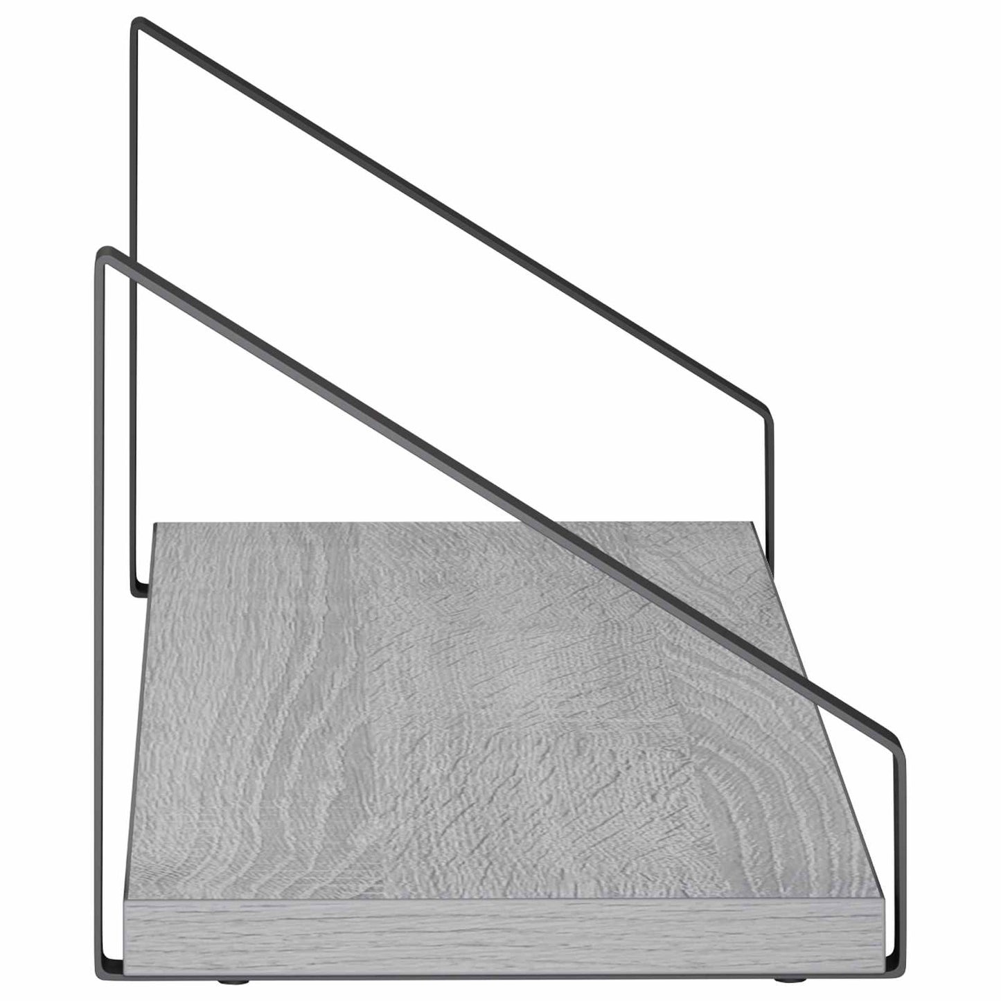 vidaXL Ράφια Τοίχου 2 τμχ. Γκρι Sonoma 50 x 16 x 15,5 cm