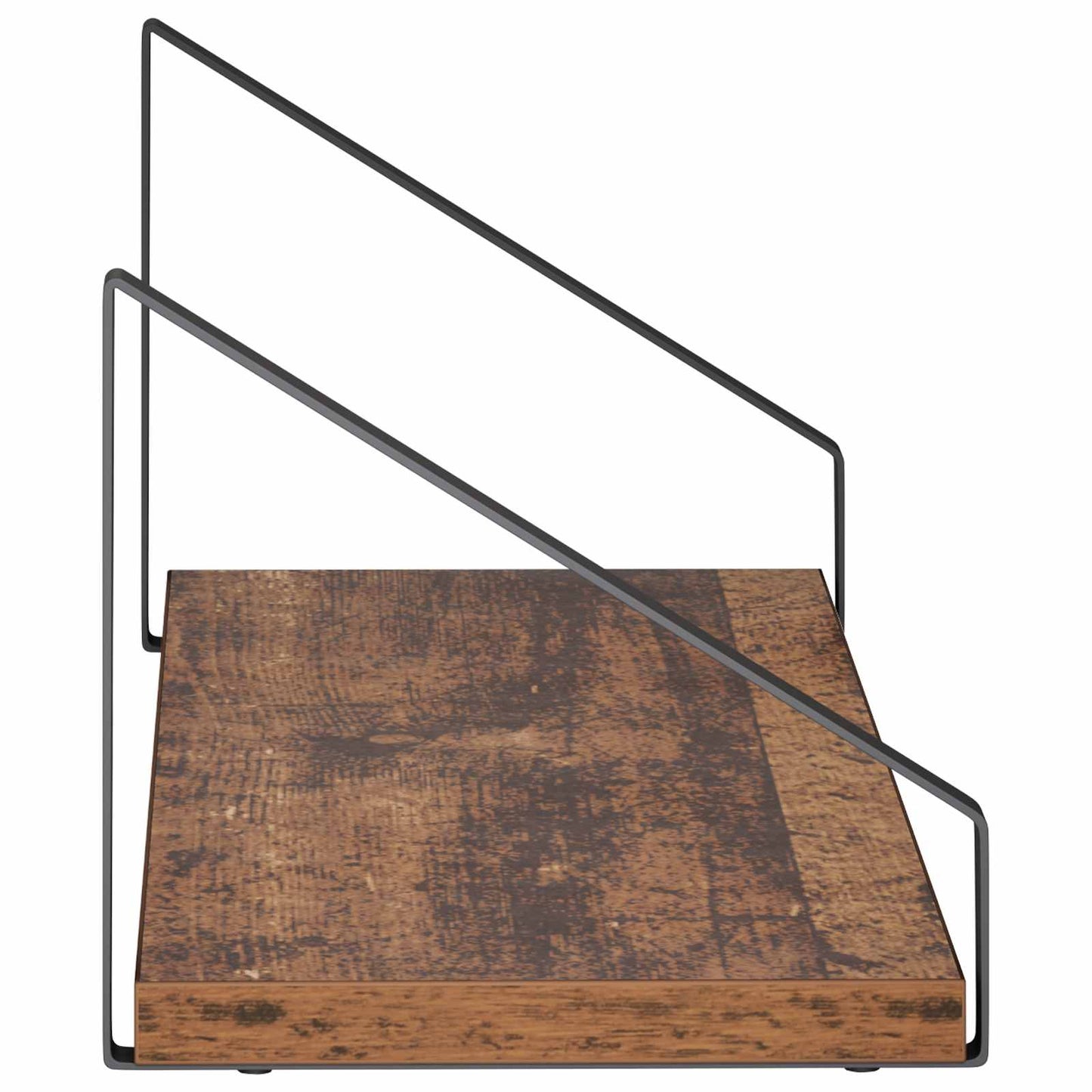 vidaXL Ράφια Τοίχου 2 τμχ. Παλαιωμένο ξύλο 50 x 16 x 15,5 cm