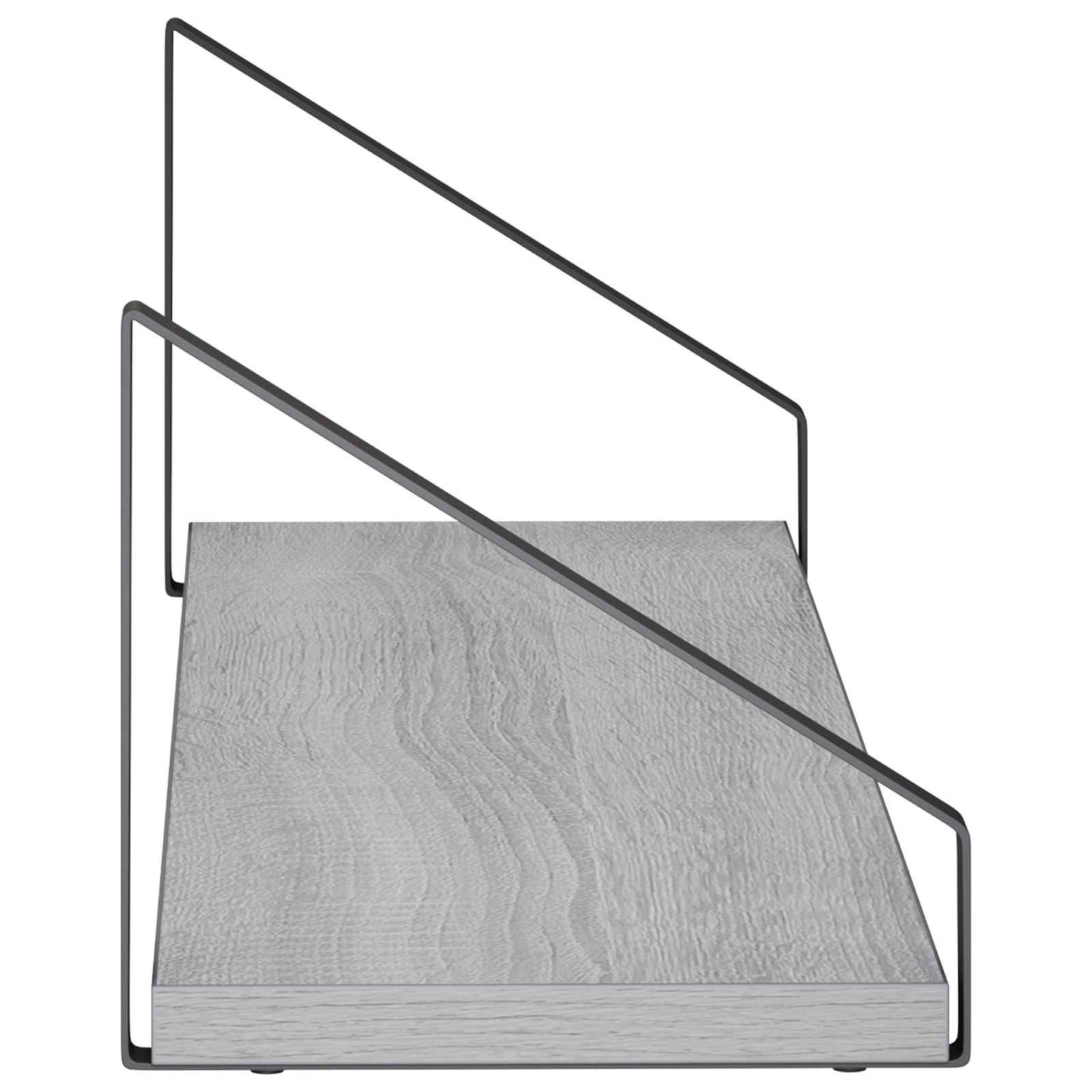 vidaXL Ράφια Τοίχου 4 τμχ. Γκρι Sonoma 60 x 16 x 15,5 cm