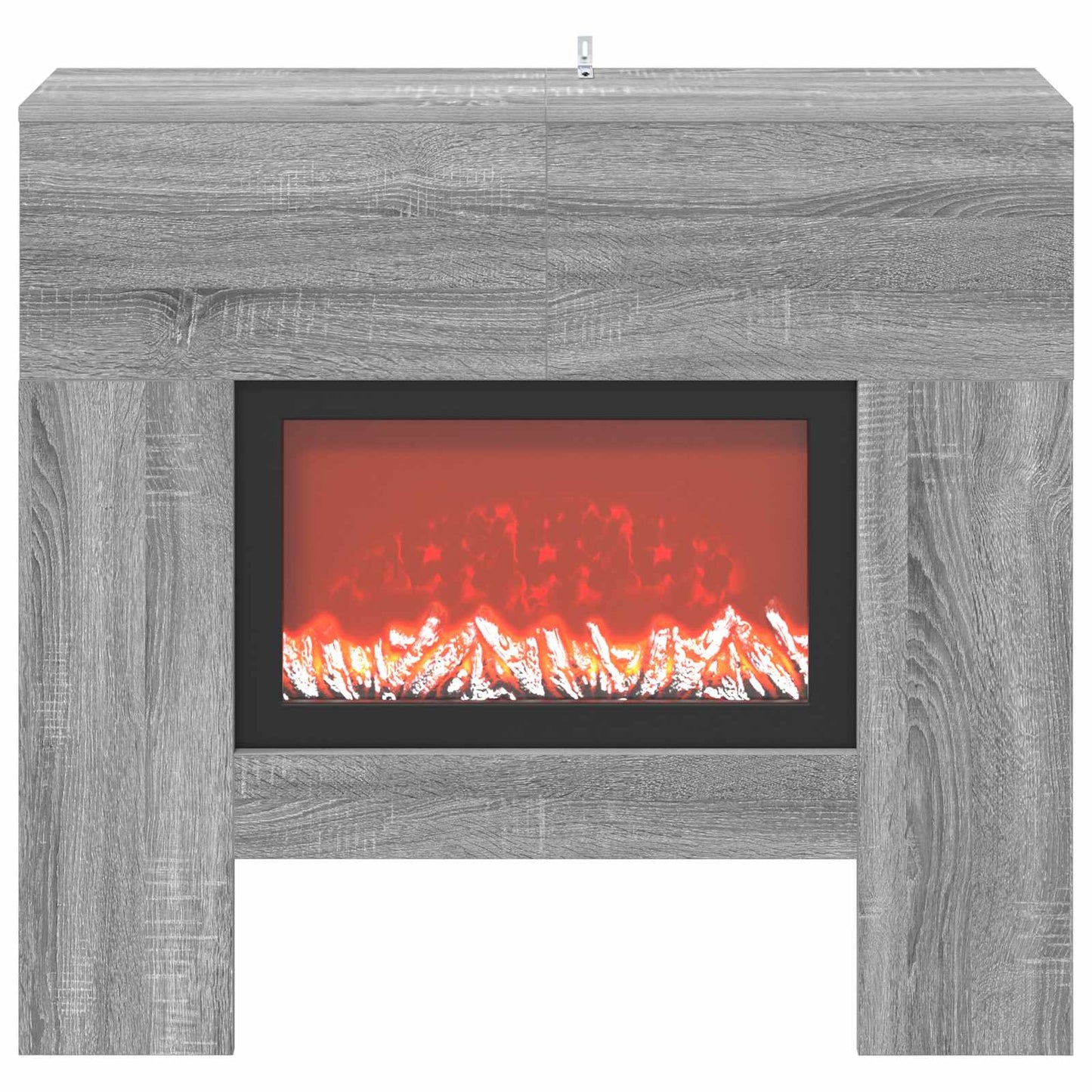vidaXL Ηλεκτρικό τζάκι Γκρι Sonoma 100 x 24,5 x 90 cm