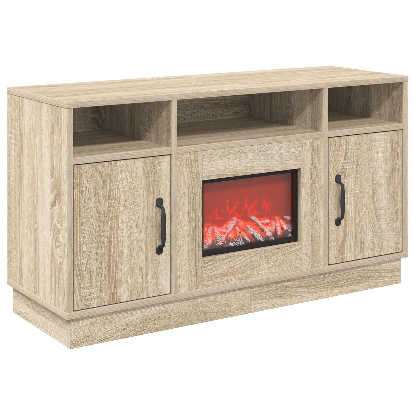 vidaXL Ηλεκτρικό τζάκι Sonoma 100 x 33 x 55 cm Επεξεργασμένο ξύλο