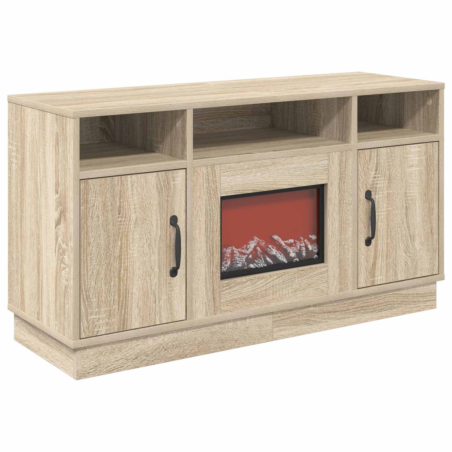 vidaXL Ηλεκτρικό τζάκι Sonoma 100 x 33 x 55 cm Επεξεργασμένο ξύλο