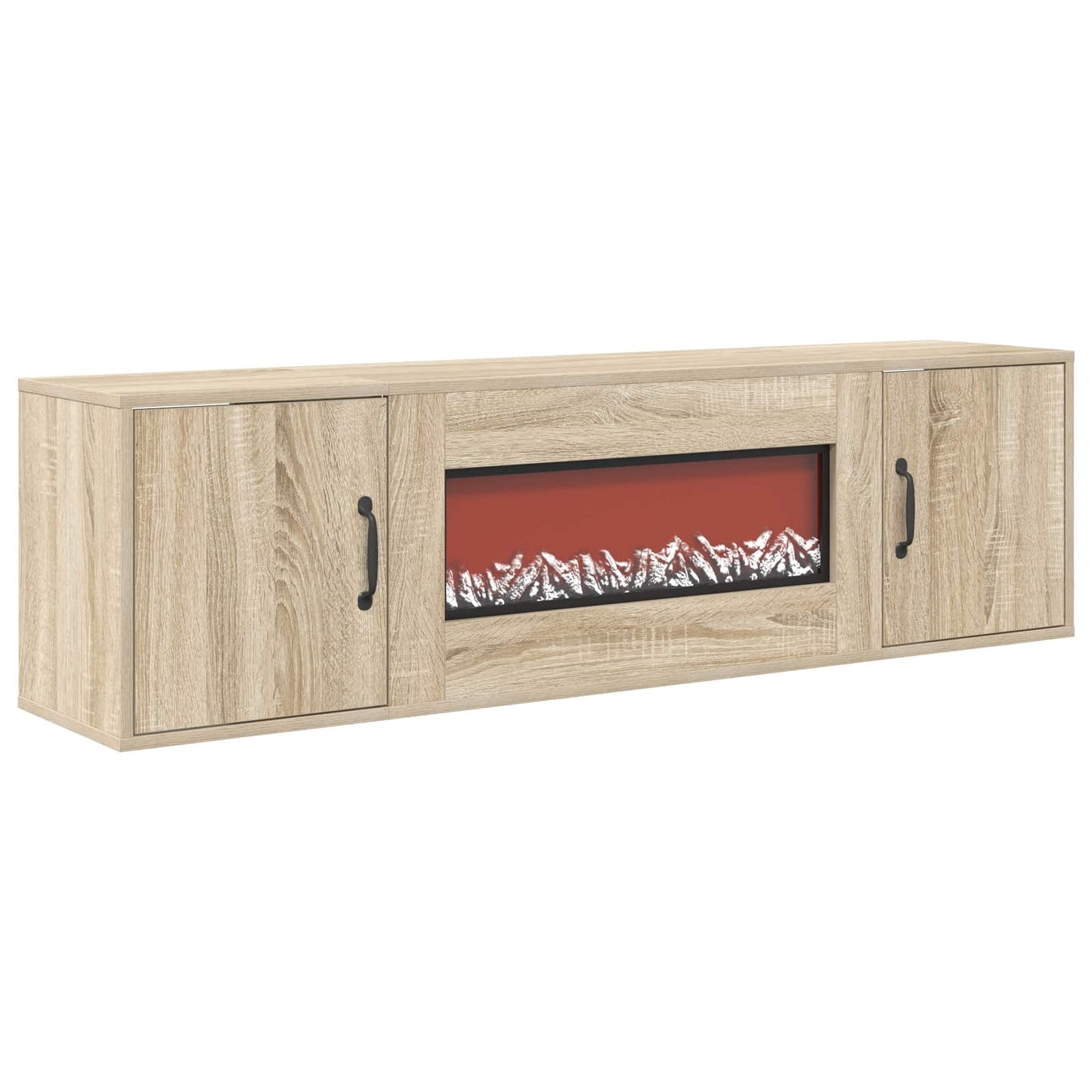 vidaXL Ηλεκτρικό τζάκι Sonoma 140,5 x 30 x 39 cm Επεξεργασμένο ξύλο