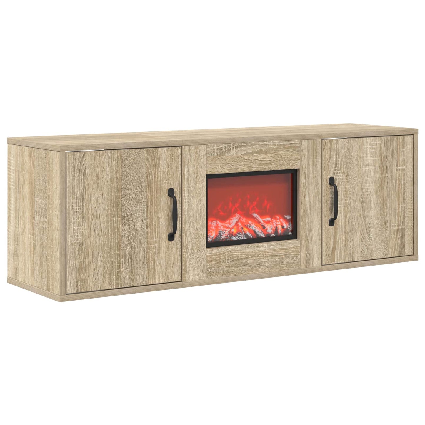 vidaXL Ηλεκτρικό τζάκι Sonoma 110 x 30 x 36,5 cm Επεξεργασμένο ξύλο