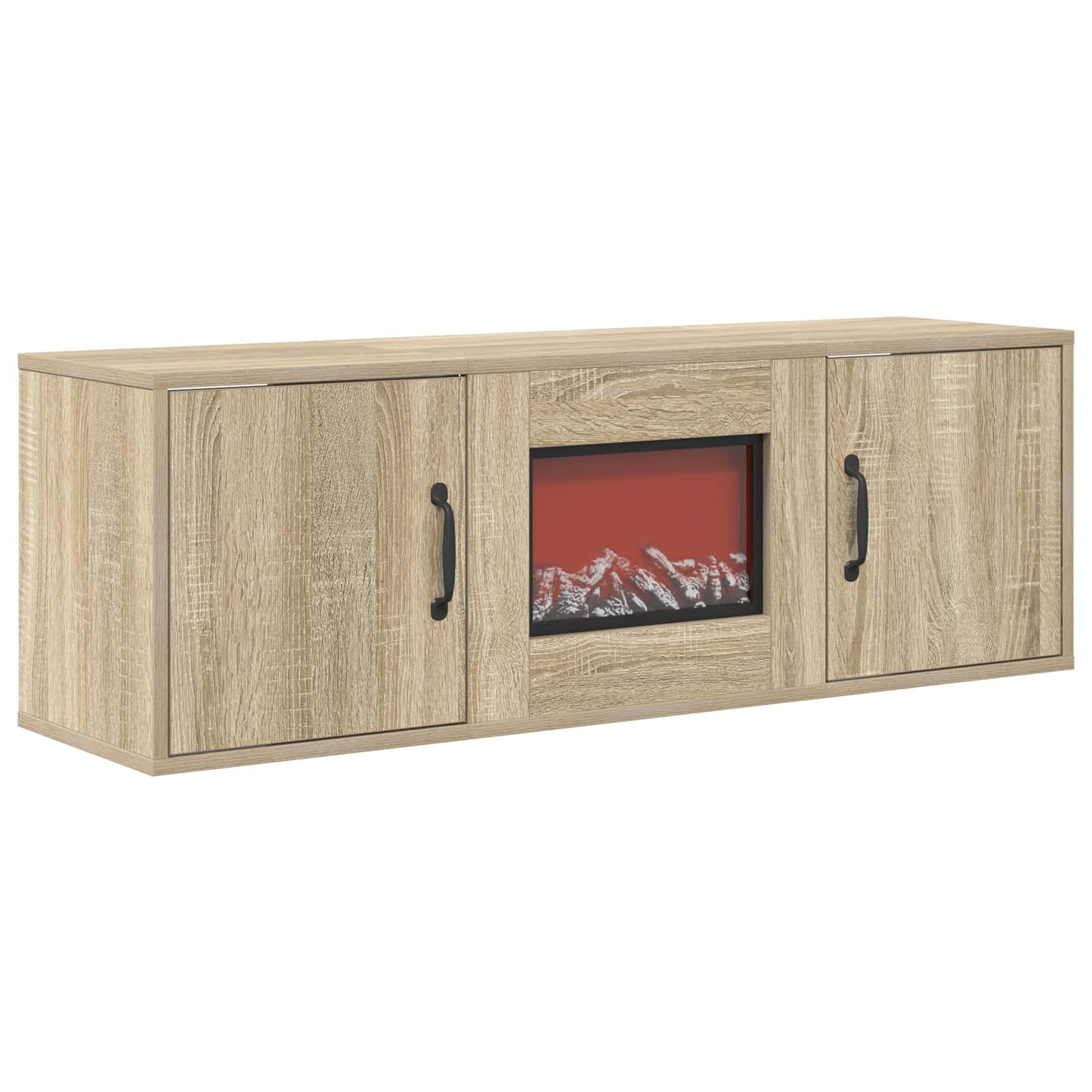 vidaXL Ηλεκτρικό τζάκι Sonoma 110 x 30 x 36,5 cm Επεξεργασμένο ξύλο