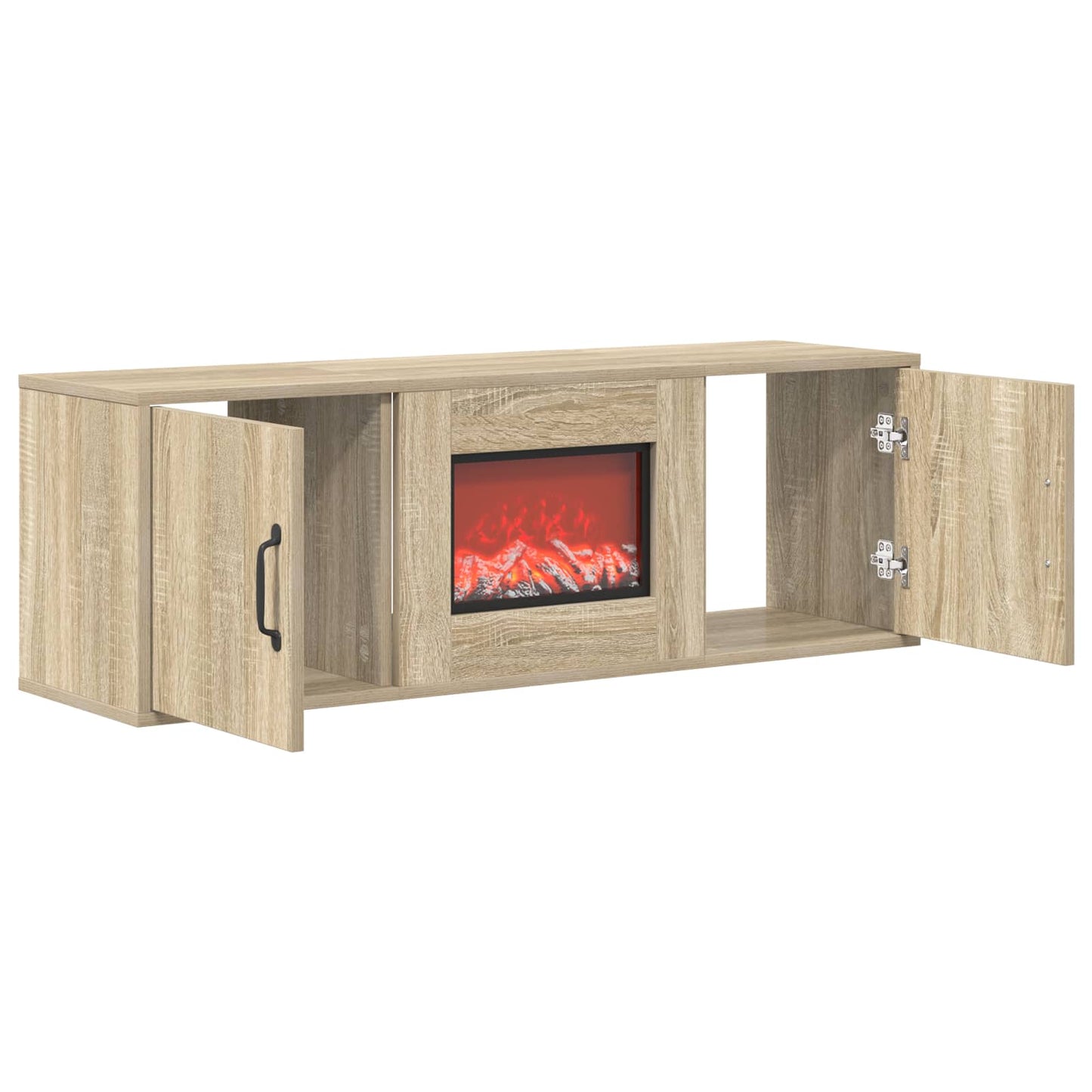 vidaXL Ηλεκτρικό τζάκι Sonoma 110 x 30 x 36,5 cm Επεξεργασμένο ξύλο