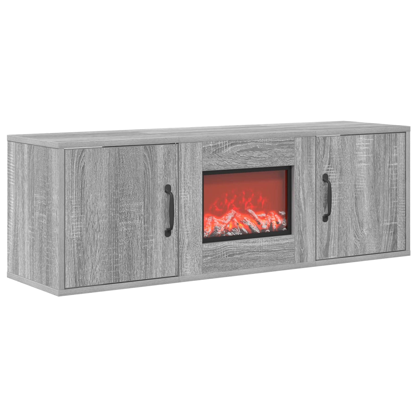 vidaXL Ηλεκτρικό τζάκι Γκρι Sonoma 110 x 30 x 36,5 cm