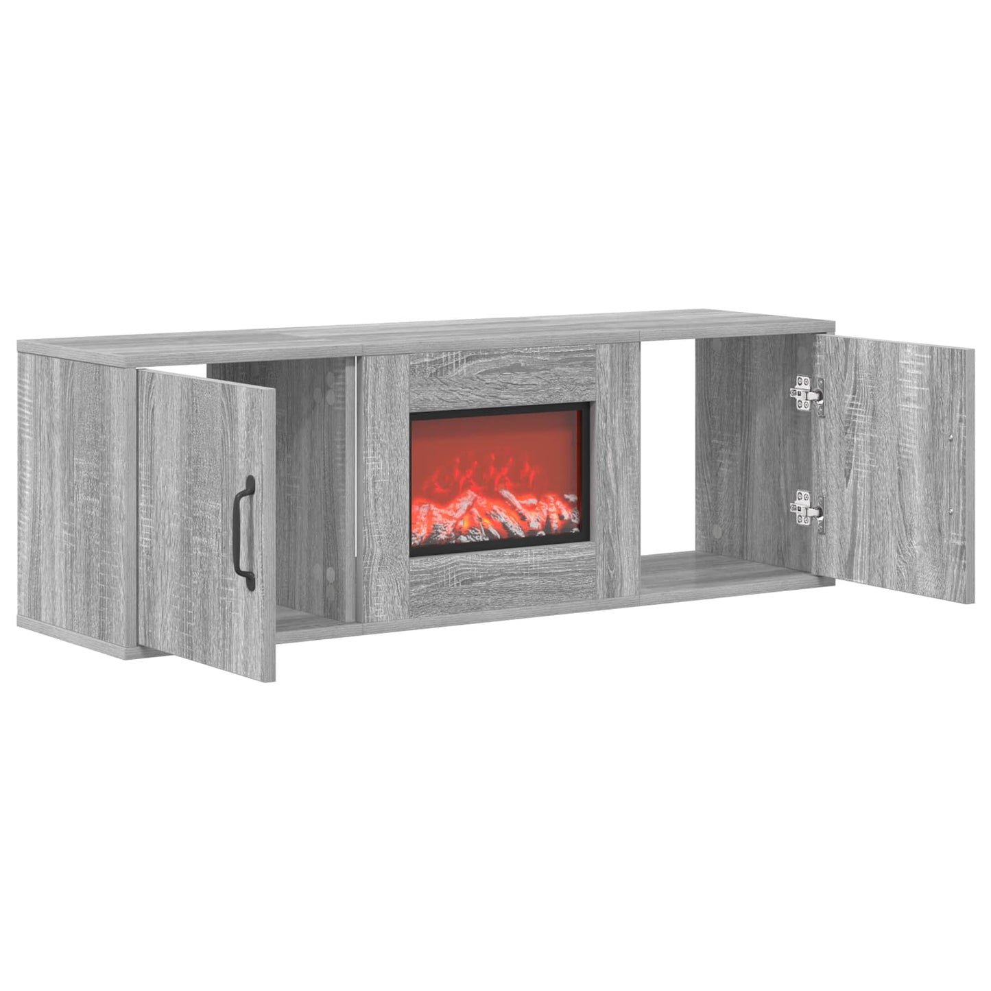 vidaXL Ηλεκτρικό τζάκι Γκρι Sonoma 110 x 30 x 36,5 cm