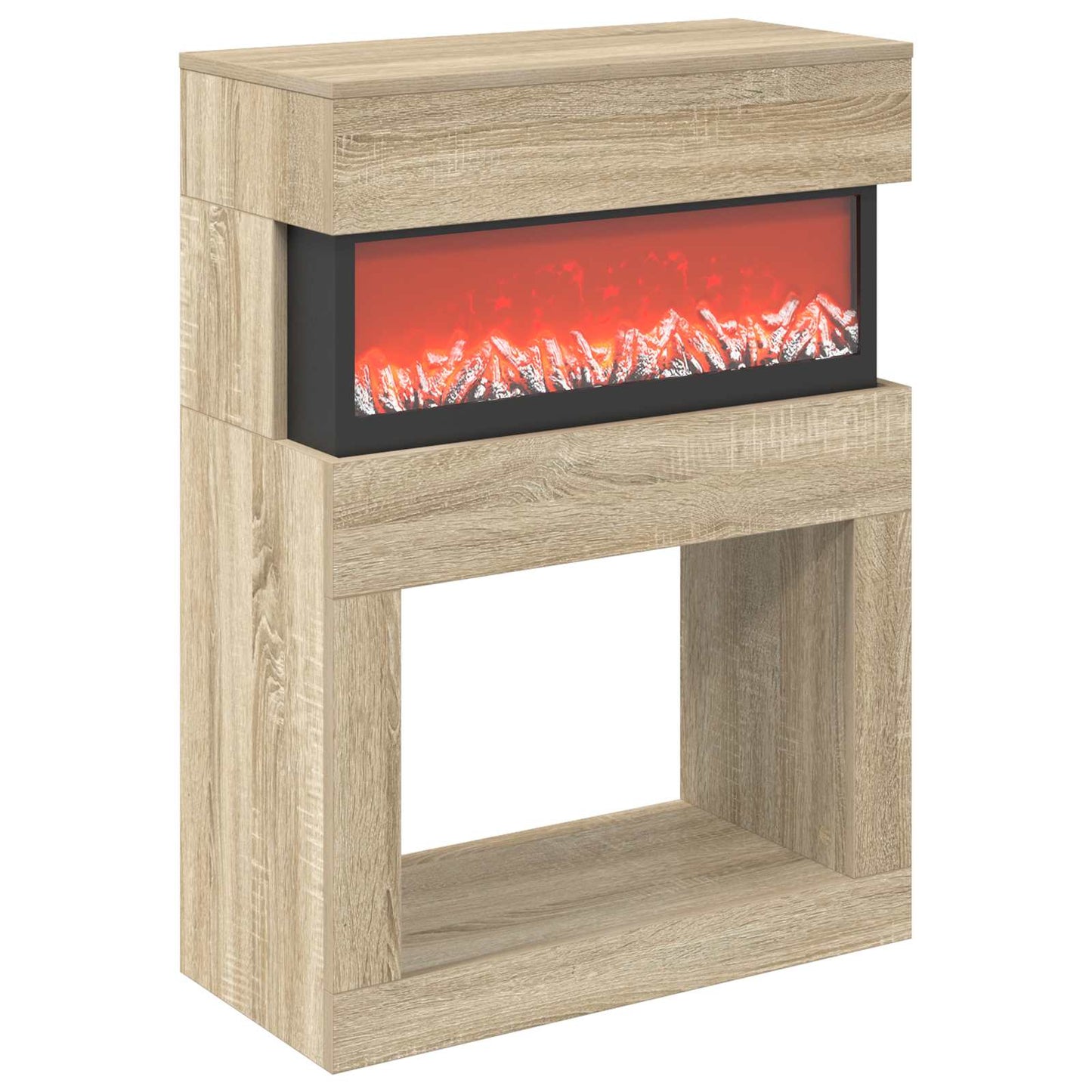 vidaXL Ηλεκτρικό τζάκι Sonoma 64 x 30 x 87 cm Επεξεργασμένο ξύλο