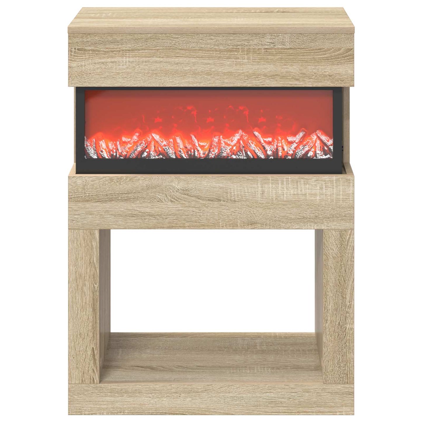 vidaXL Ηλεκτρικό τζάκι Sonoma 64 x 30 x 87 cm Επεξεργασμένο ξύλο