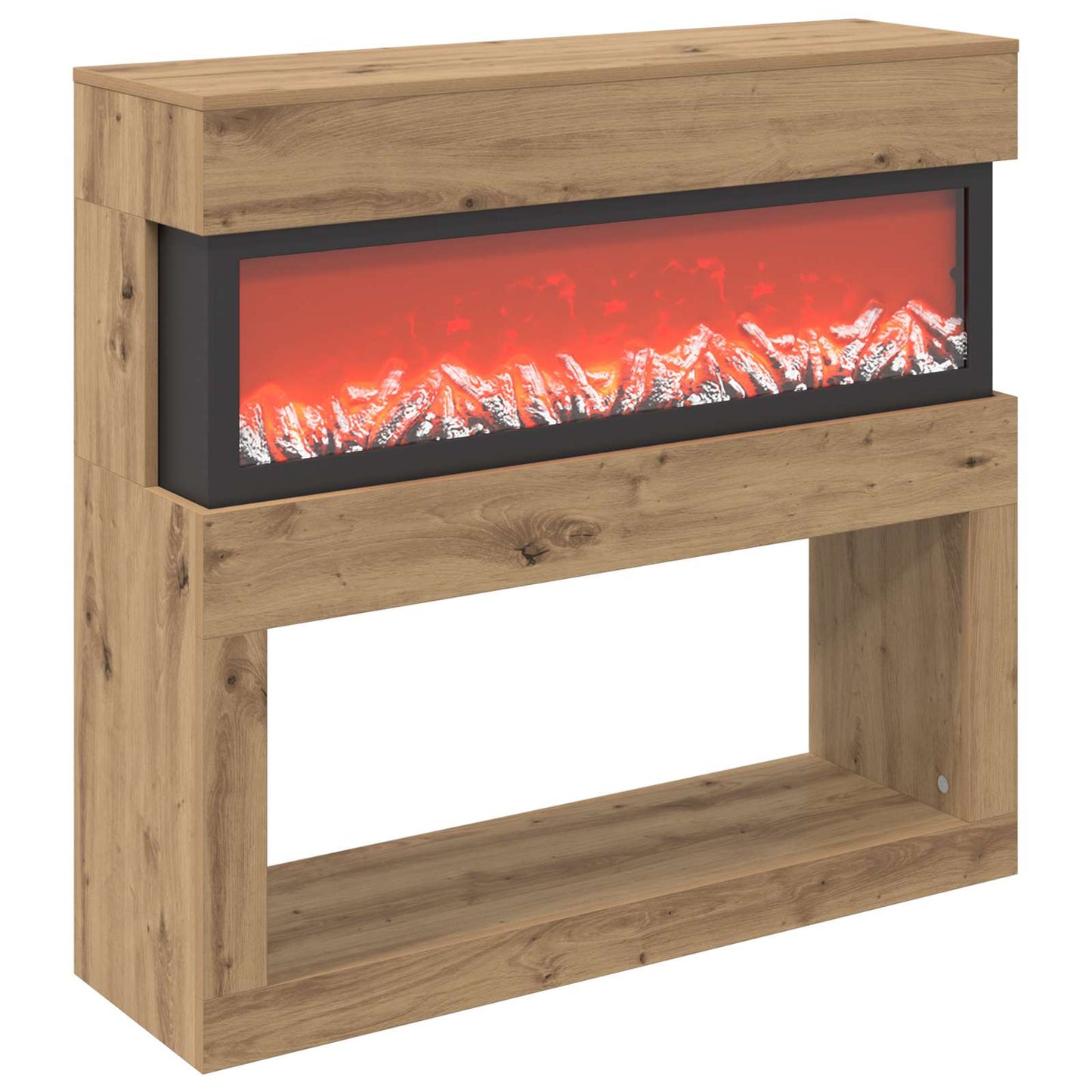 vidaXL Ηλεκτρικό τζάκι Artisan Δρυς 102 x 30 x 94 cm