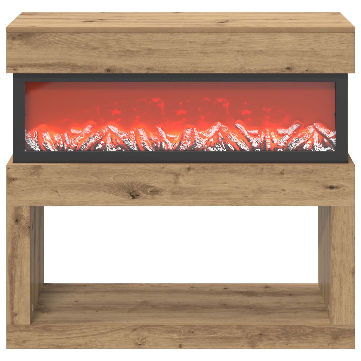 vidaXL Ηλεκτρικό τζάκι Artisan Δρυς 102 x 30 x 94 cm