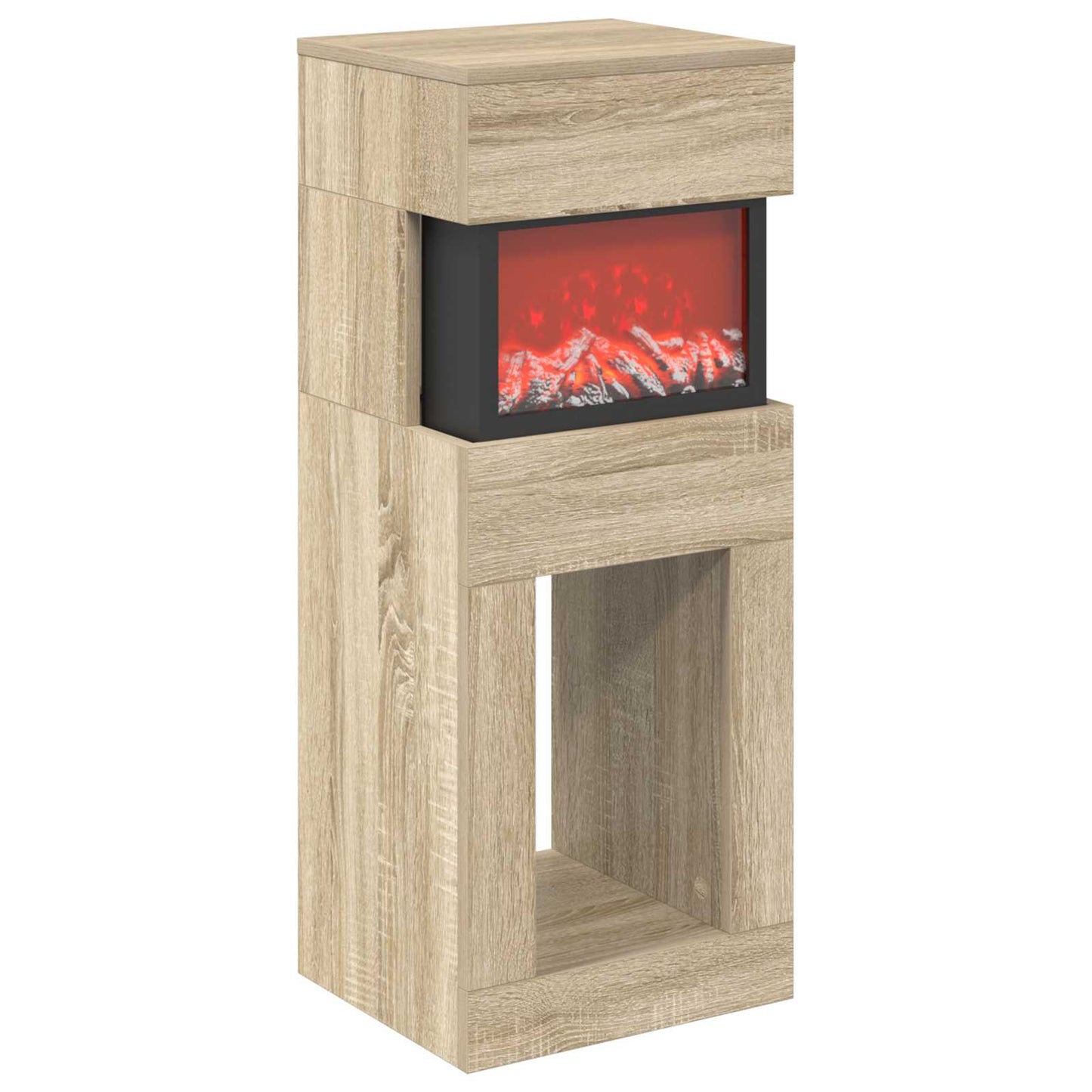 vidaXL Ηλεκτρικό τζάκι Sonoma 35 x 30 x 86 cm Επεξεργασμένο ξύλο