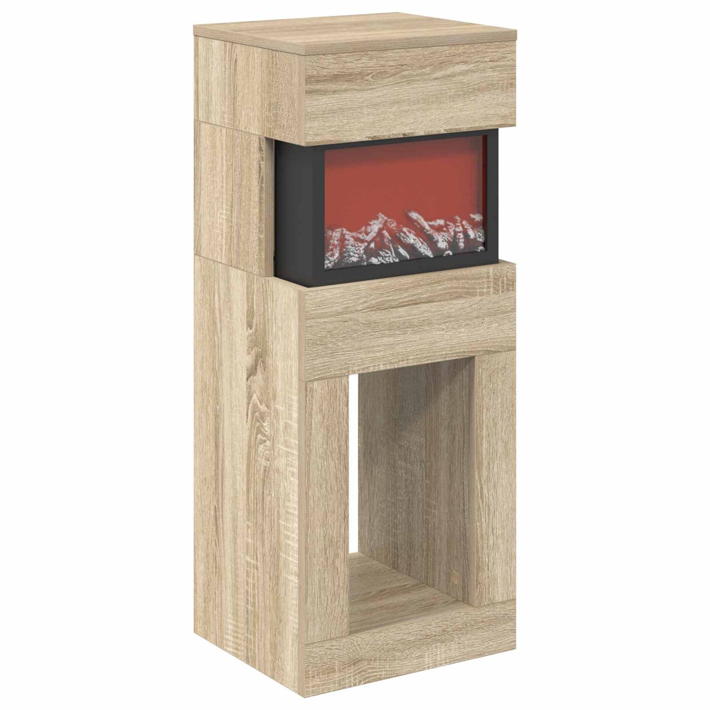 vidaXL Ηλεκτρικό τζάκι Sonoma 35 x 30 x 86 cm Επεξεργασμένο ξύλο