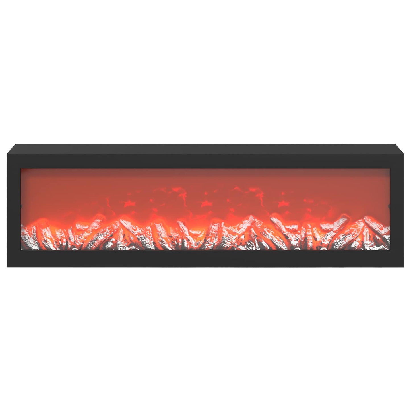 vidaXL Ηλεκτρικό τζάκι Μαύρη Δρυς 177 x 30 x 56,5 cm