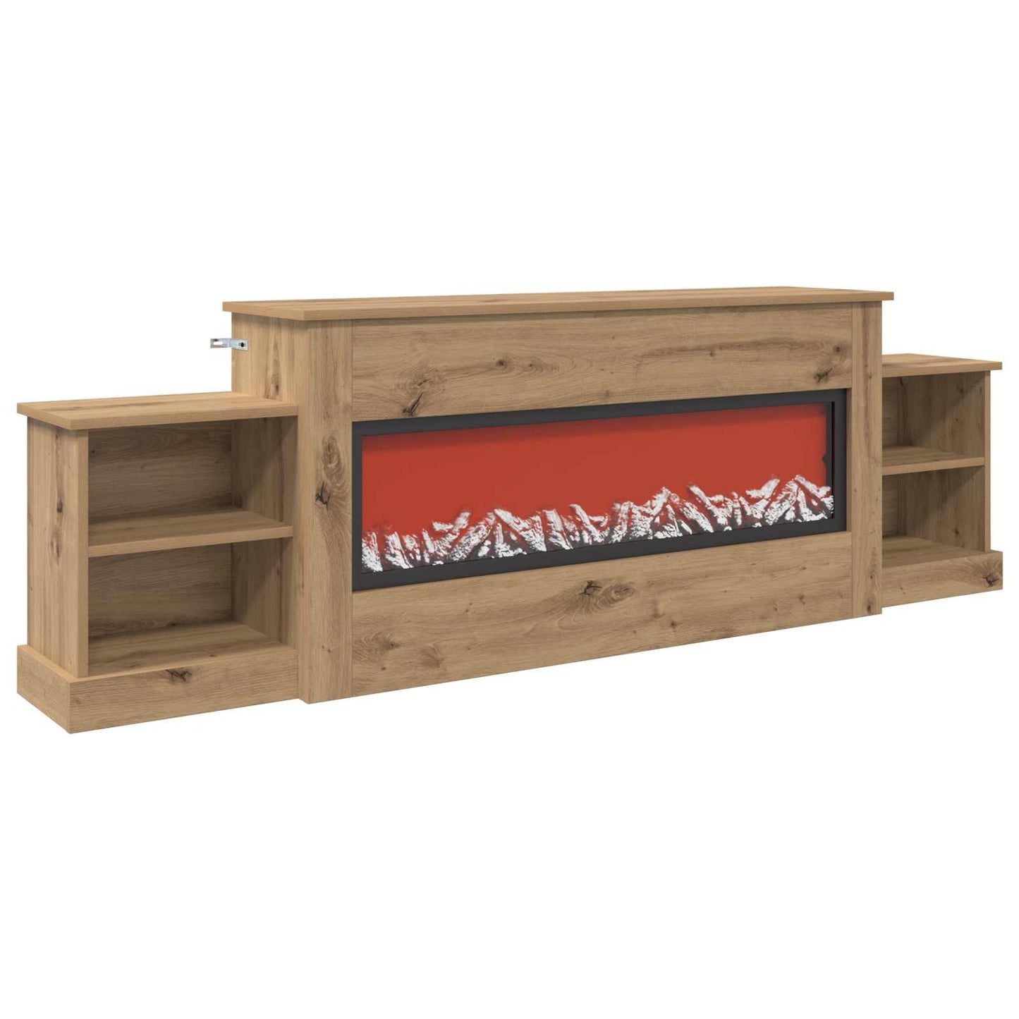 vidaXL Ηλεκτρικό τζάκι Artisan Δρυς 177 x 30 x 56,5 cm