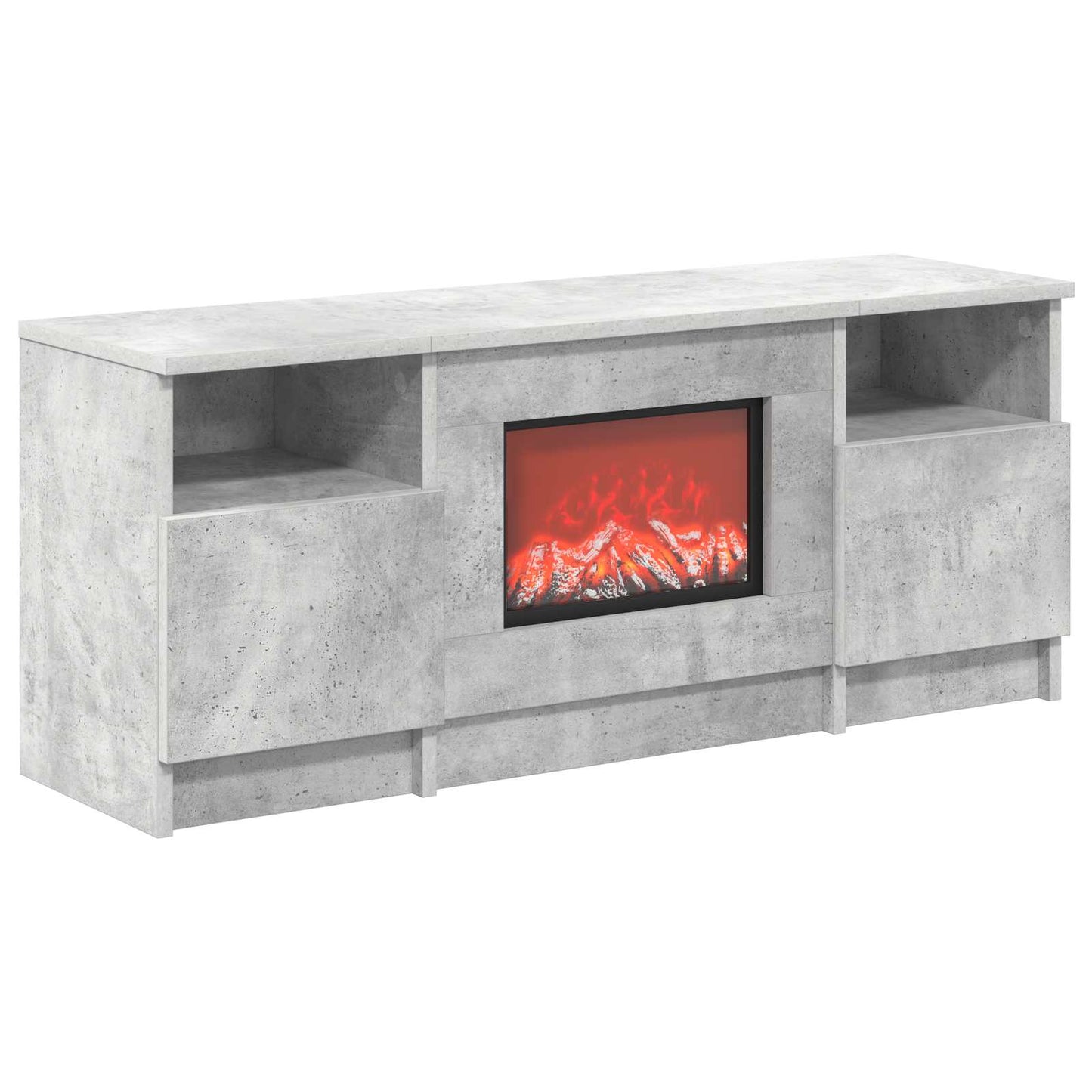 vidaXL Ηλεκτρικό τζάκι Σκυρόδεμα 98 x 28,5 x 40,5 cm