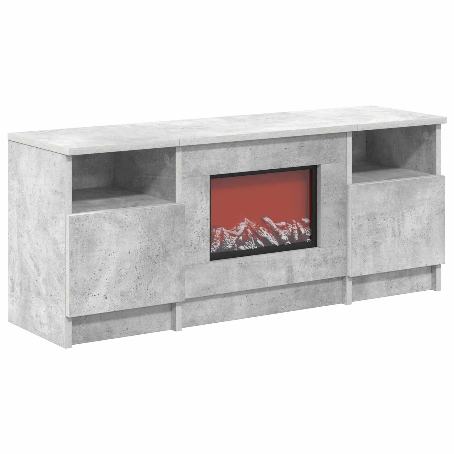 vidaXL Ηλεκτρικό τζάκι Σκυρόδεμα 98 x 28,5 x 40,5 cm