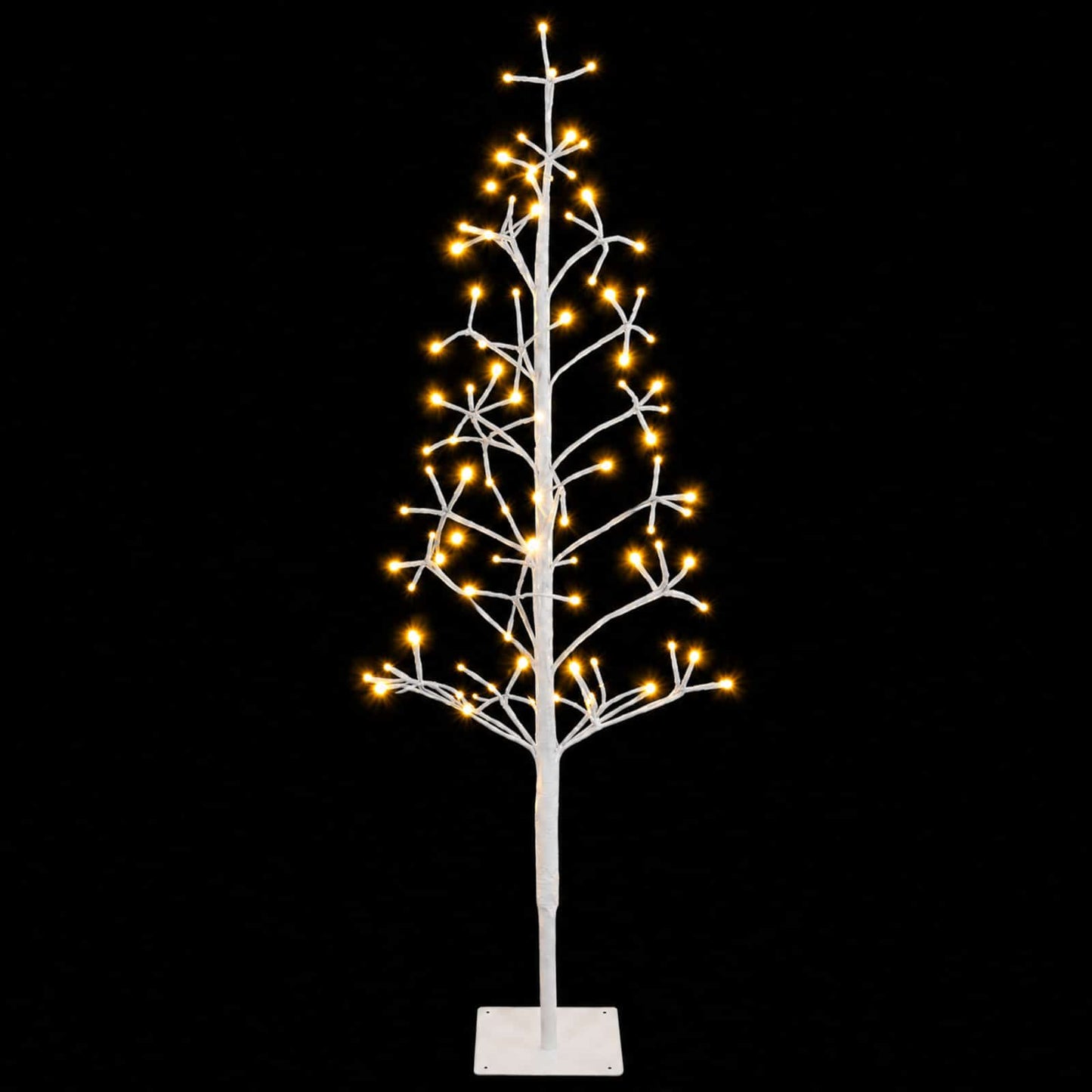 vidaXL Χριστουγεννιάτικο δέντρο LED με φωτάκια string Λευκό